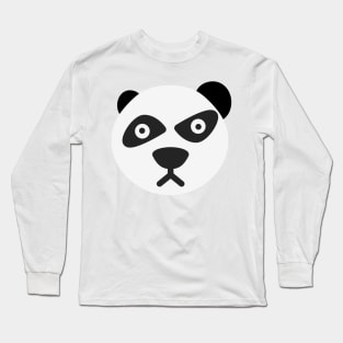 Interesting panda face, strange panda Long Sleeve T-Shirt